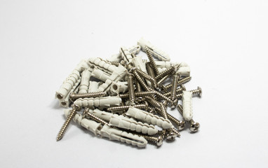 Screw nut isolated on a white background