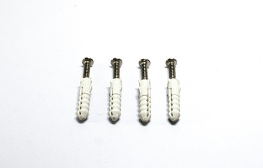 Screw nut isolated on a white background