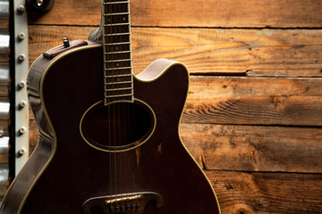 Fototapeta premium Rustic Guitars