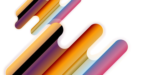 Abstract liquid lines geometric background