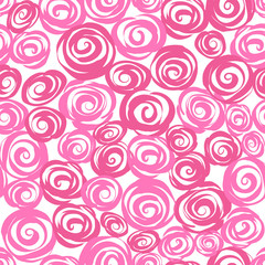 Roses, bouquet of roses. Seamless background.