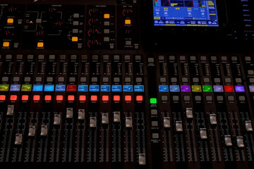 buttons equipment for sound mixer control, equipment for sound mixer control, electornic device