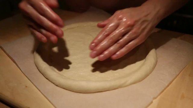 Pasta fatta in casa per la pizza