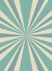 Sunlight rays background. powder turquoise color burst background.