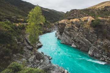 Turquoise river South Island, New Zealand