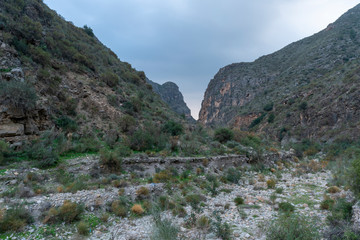 The green river as it passes through the Cejor
