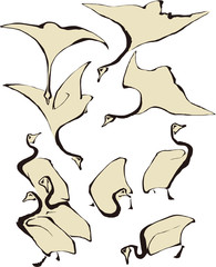 浮世絵　鳥　その4