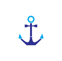 Anchor icon on background for graphic and web design. Creative illustration concept symbol for web or mobile app