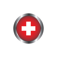 Obraz premium First aid sign or symbol. Vector design isolated on white background