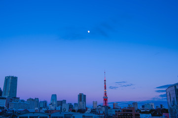 東京都港区六本木から見た東京の夜景