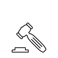 Law Vector icon Design Illustration