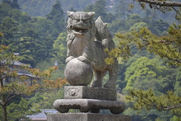 Fototapeta na wymiar Statue lion