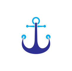 Anchor icon on background for graphic and web design. Creative illustration concept symbol for web or mobile app