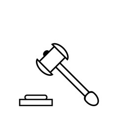 Law Vector icon Design Illustration