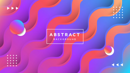 Abstract wave  gradient background