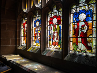 Church windows colour wash