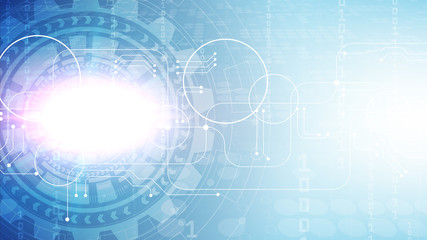Circuit technology background with hi-tech digital