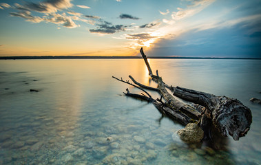 Sonnenuntergang am Ammersee