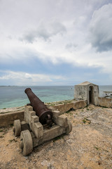 Sights of Pomene in Mozambique, one of the destinations from the MSC Cruise ships leaving Durban,...