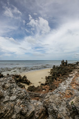 Sights of Pomene in Mozambique, one of the destinations from the MSC Cruise ships leaving Durban,...