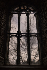 Window in Jeronimos Monastery