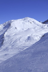 Bivio, Skitour auf den Piz dal Sasc. Blick auf den Skiberg Roccabella.