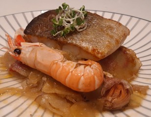 grilled cod steak