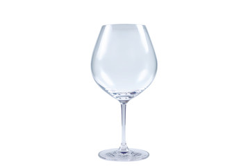 Wineglass islated on white background.