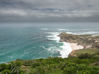 Fototapeta premium South African Beach Cliff at the cape of Good Hope 