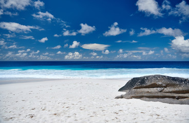 Beautiful Anse Intendance beach at Seychelles