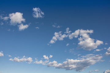 blue sky and clouds