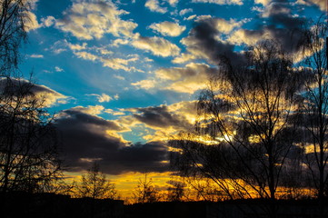 Fototapeta premium Evening sky