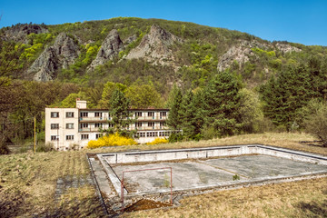 Abandoned summer resort for children, Sklene Teplice, Slovakia