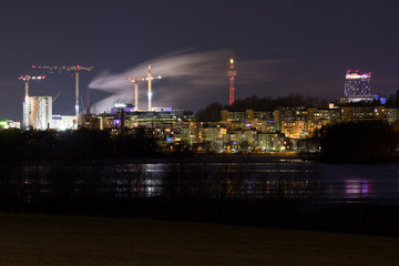 Fototapeta na wymiar Tampere skyline