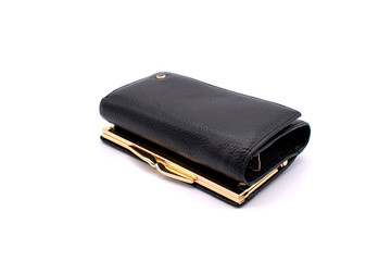 Female wallet on a white background.