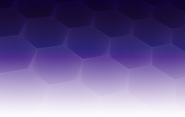 Obraz na płótnie Canvas 3D honeycomb abstract background. Bees cells texture. Three-dimensional render illustration. 