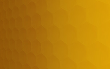 3D honeycomb abstract background. Bees cells texture. Three-dimensional render illustration.
