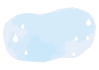 雨粒模様のフレーム