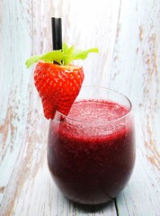 Erdbeere Cocktail, Drink, Smoothie, Saft, Heidelbeere, Frucht, Vital, Drink