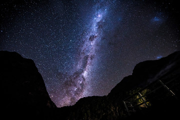 Stars, Milky Way, Milford Sound, New Zealand
星空, ミルフォードサウンド,...