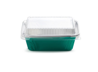 empty bakery box on white background