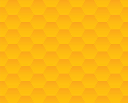 Grey honeycomb pattern background. 3D texture wall panel. Seamless geometric texture.
