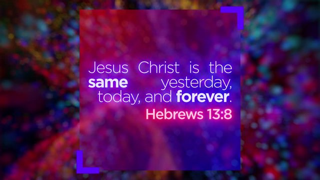 Verse Scripture from Holy Bible - Motion Graphic Abstract Animation Background