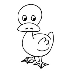 Duck toy coloring book