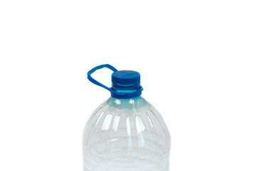 large bottle of water insulated on a white background