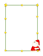santa claus frame