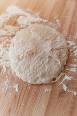 Freshly and tasty homemade bread, flour bread