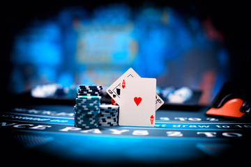 Casino Black Jack table - 340603228