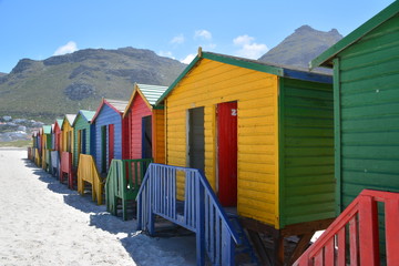 Naklejka premium Muizenberg Beach - Cape Town