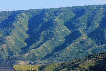 Georgia. Mountains in the city of Tbilisi.
